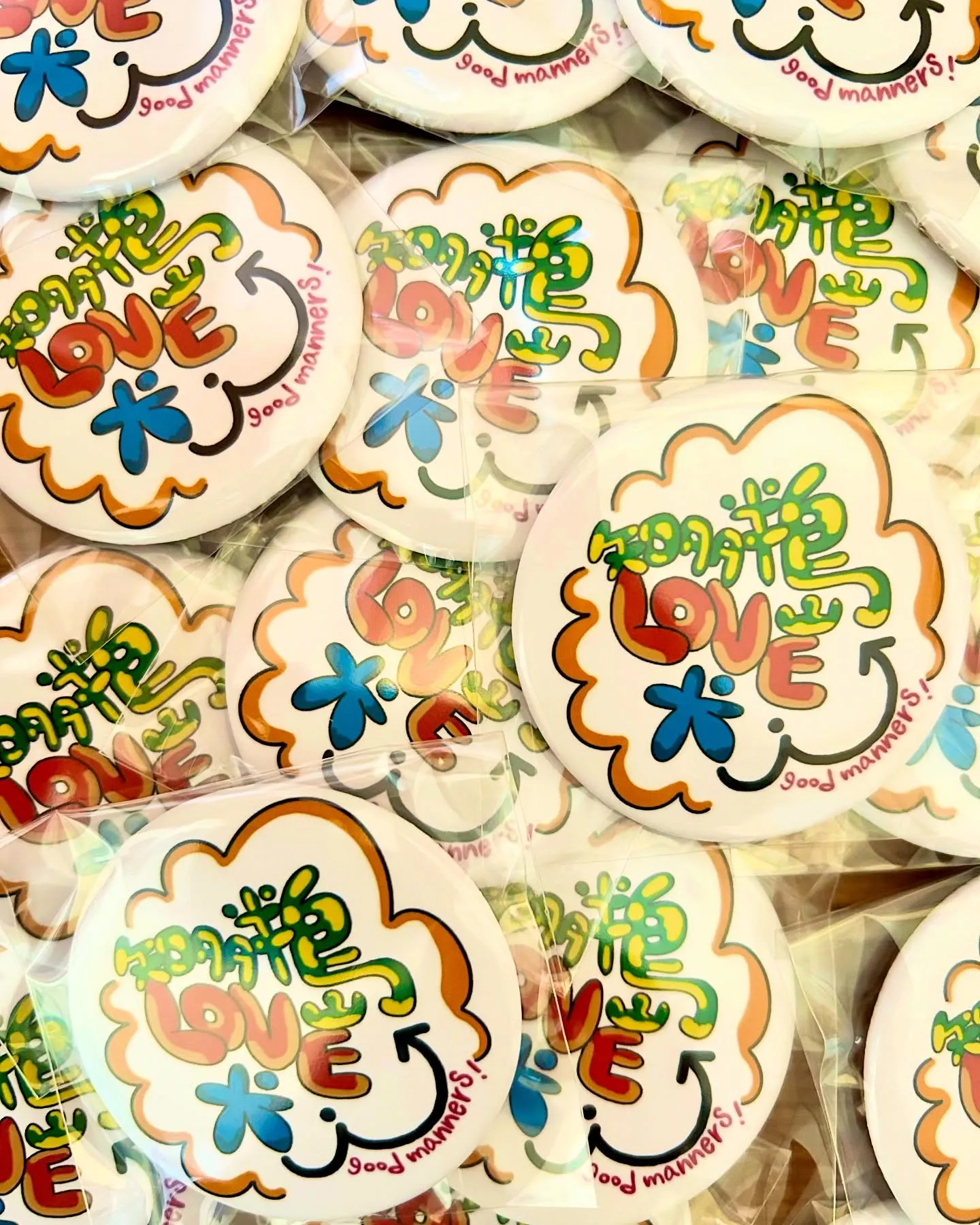 【わんちゃんと、やさしい未来をつなぐ缶バッチ】