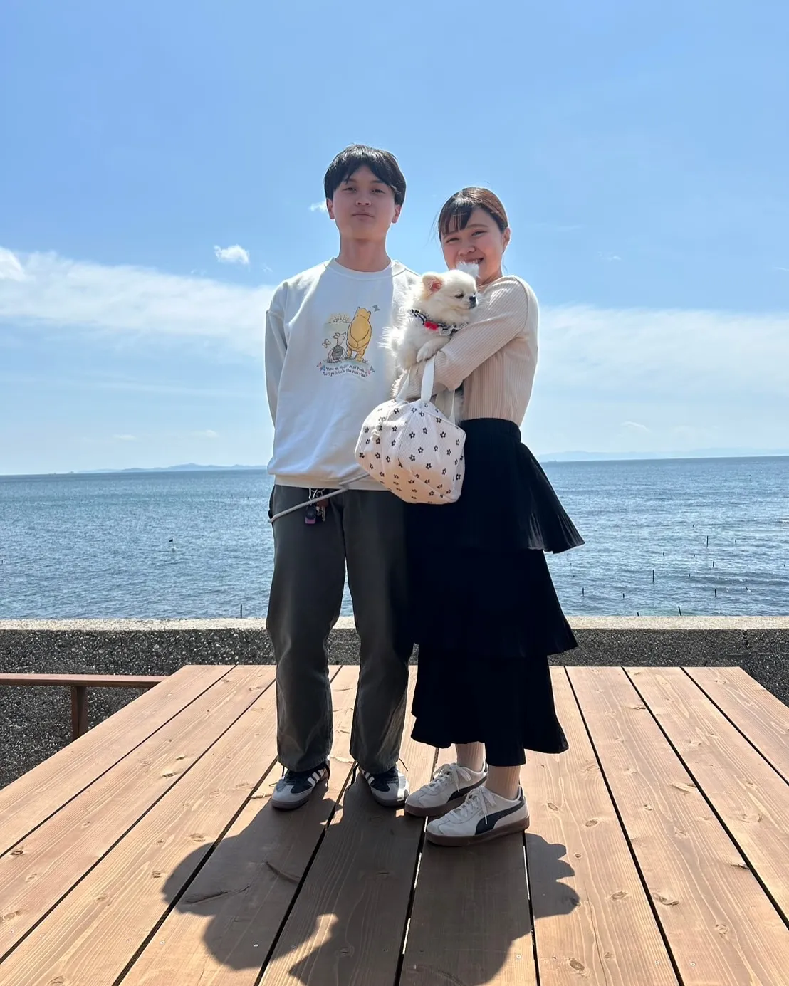 【しらすのおせんべい、初くん（ポメチワ）も気に入ってくれまし...