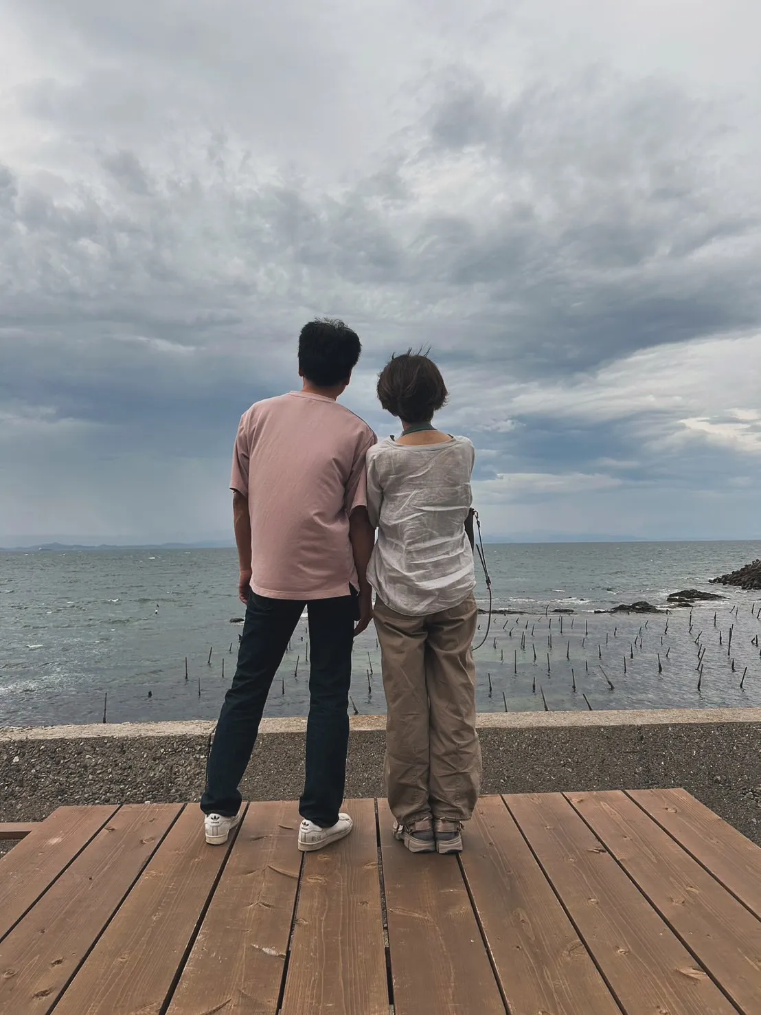 奈良からのご夫婦さま｜お名前アートと海辺のひととき