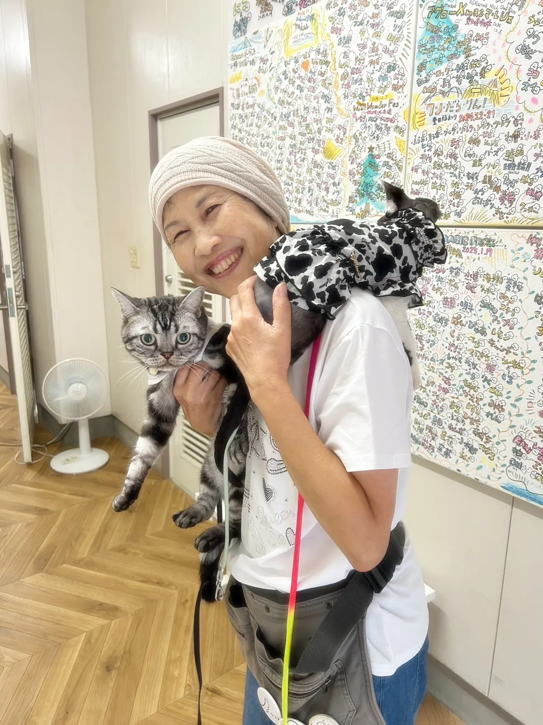 カラ松くん＆ガラシャちゃん、応援ニャンコちゃんのご来店ありが...