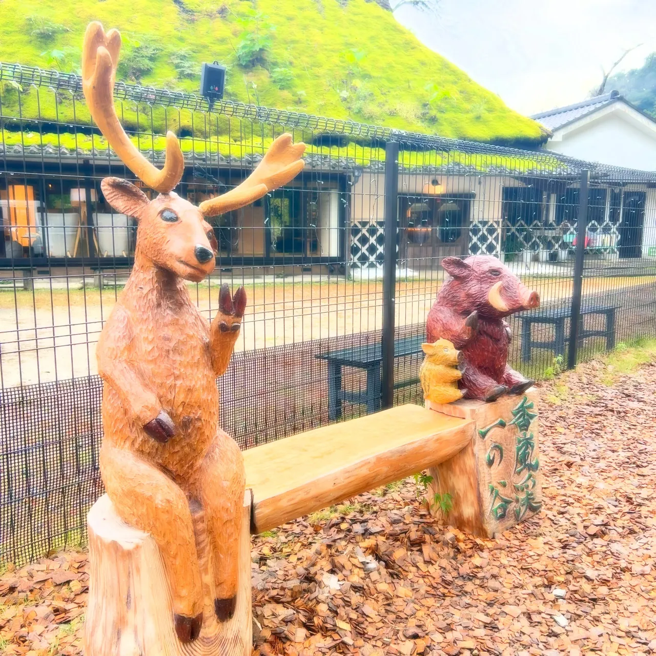香嵐渓一の谷わんわんマルシェ。