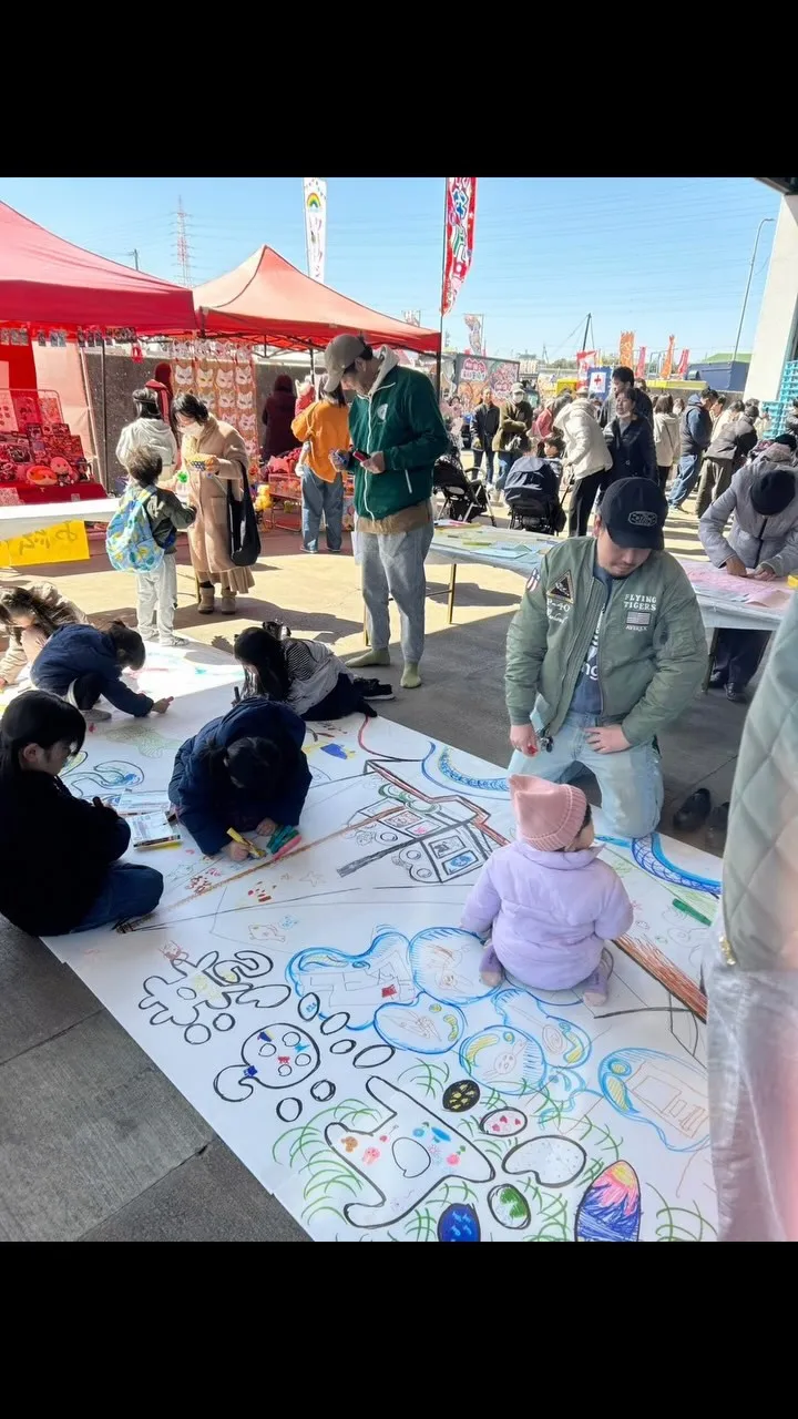 大浜港まつり【子供たちと素敵な絵を描いたよ】