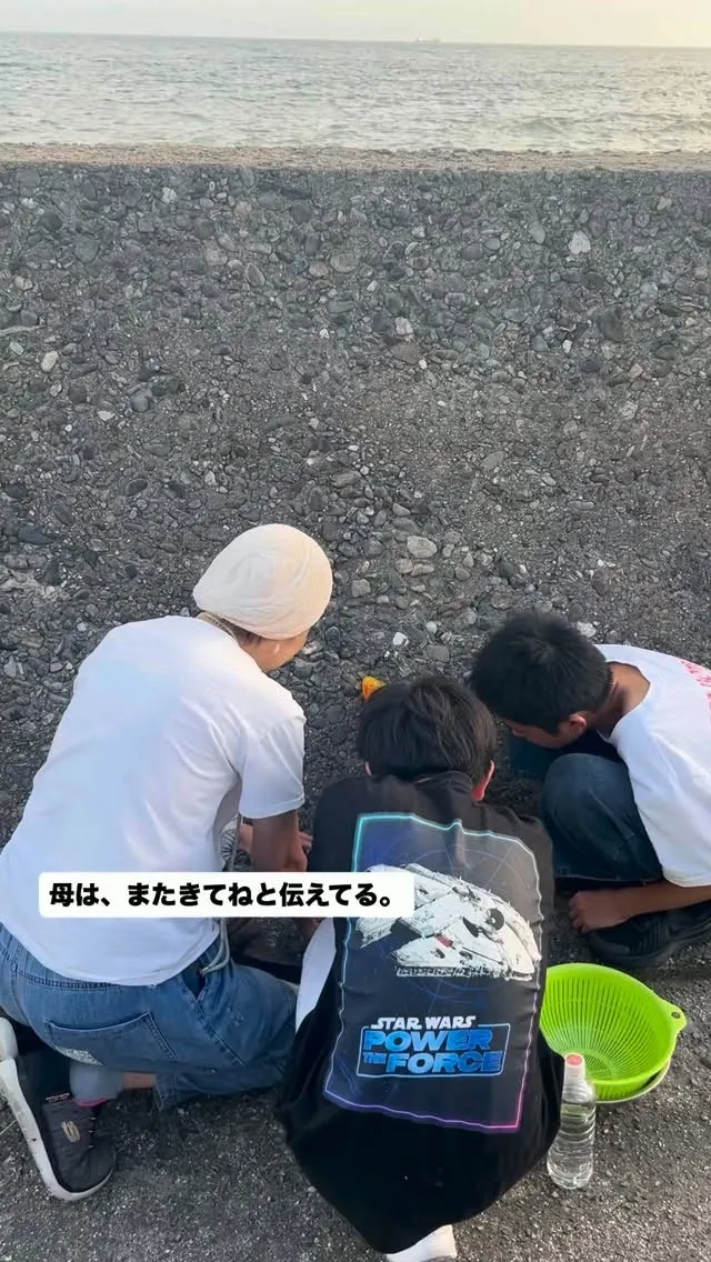 「母は、またきてねと伝えてる。